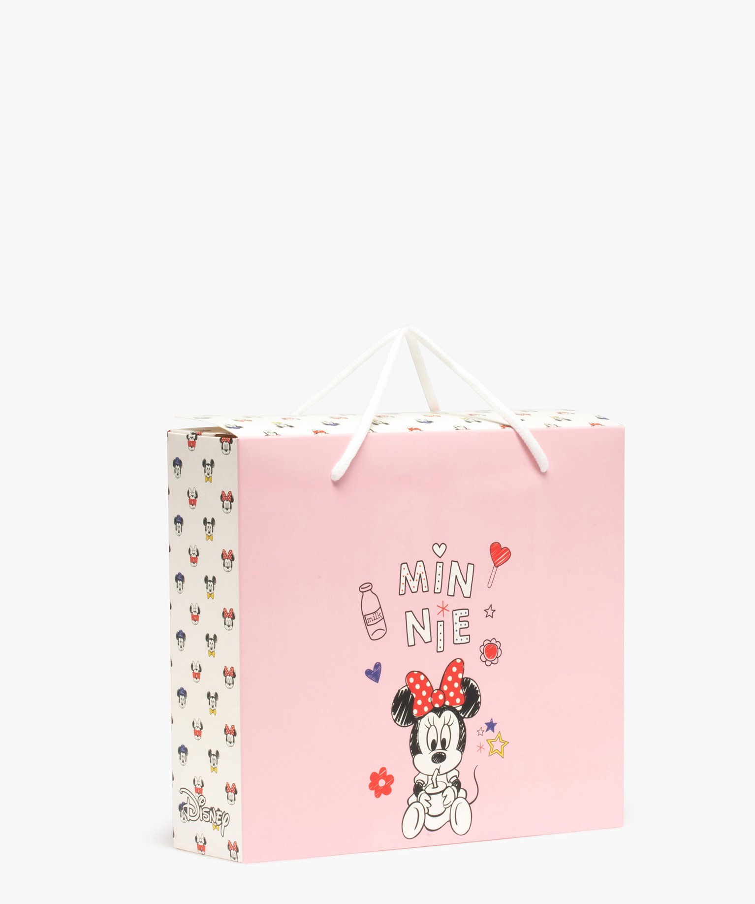 Gemo pass bb boite cadeau enfant avec motif minnie disney rose