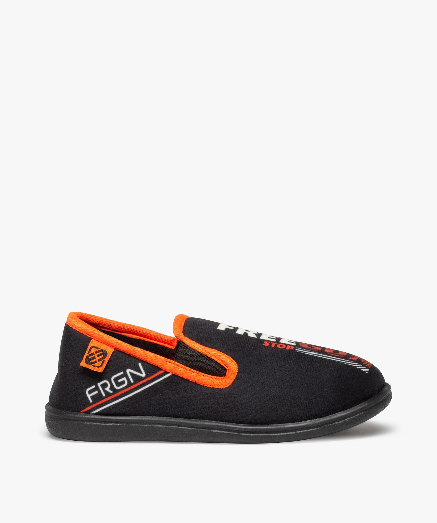 Gemo chaussures chaussons garcon en velours ras imprime freegun