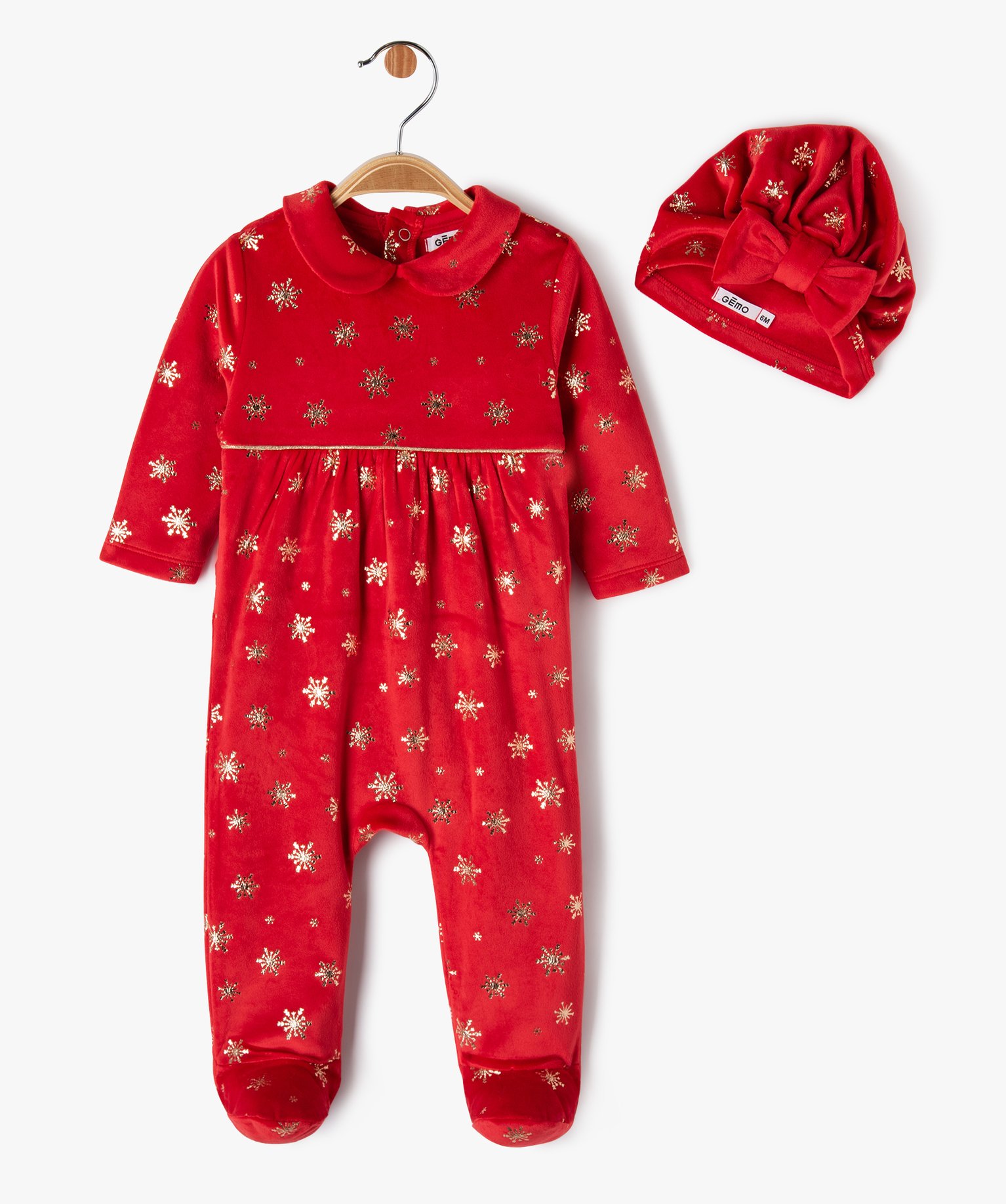 Pyjama naissance avec bonnet sale