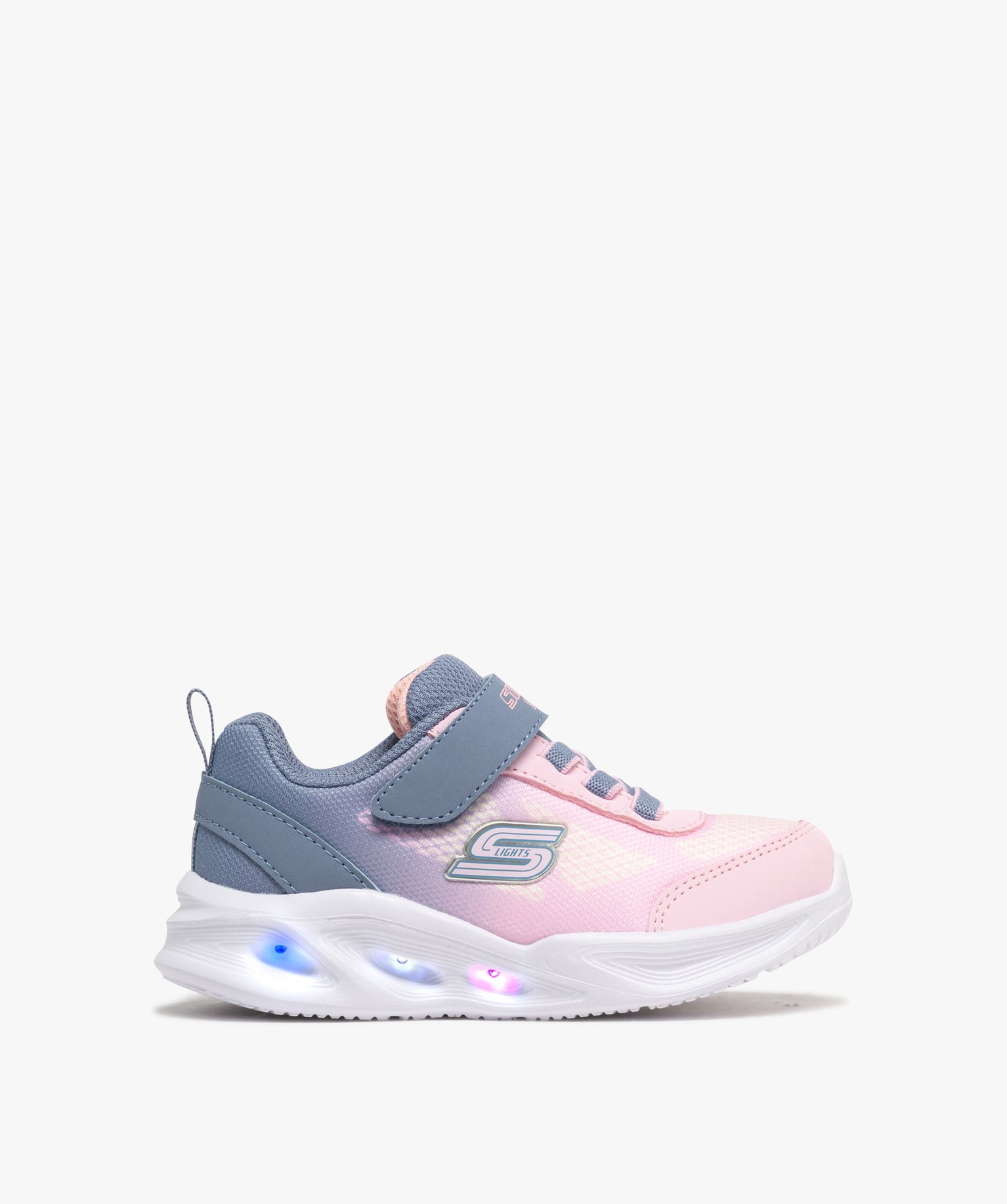 Gemo chaussures baskets basses souples en mesh a semelle lumineuse fille skechers rose vif baskets fille GEMO